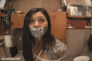escapevideos.com - Tomiko Duct Tape Gag thumbnail